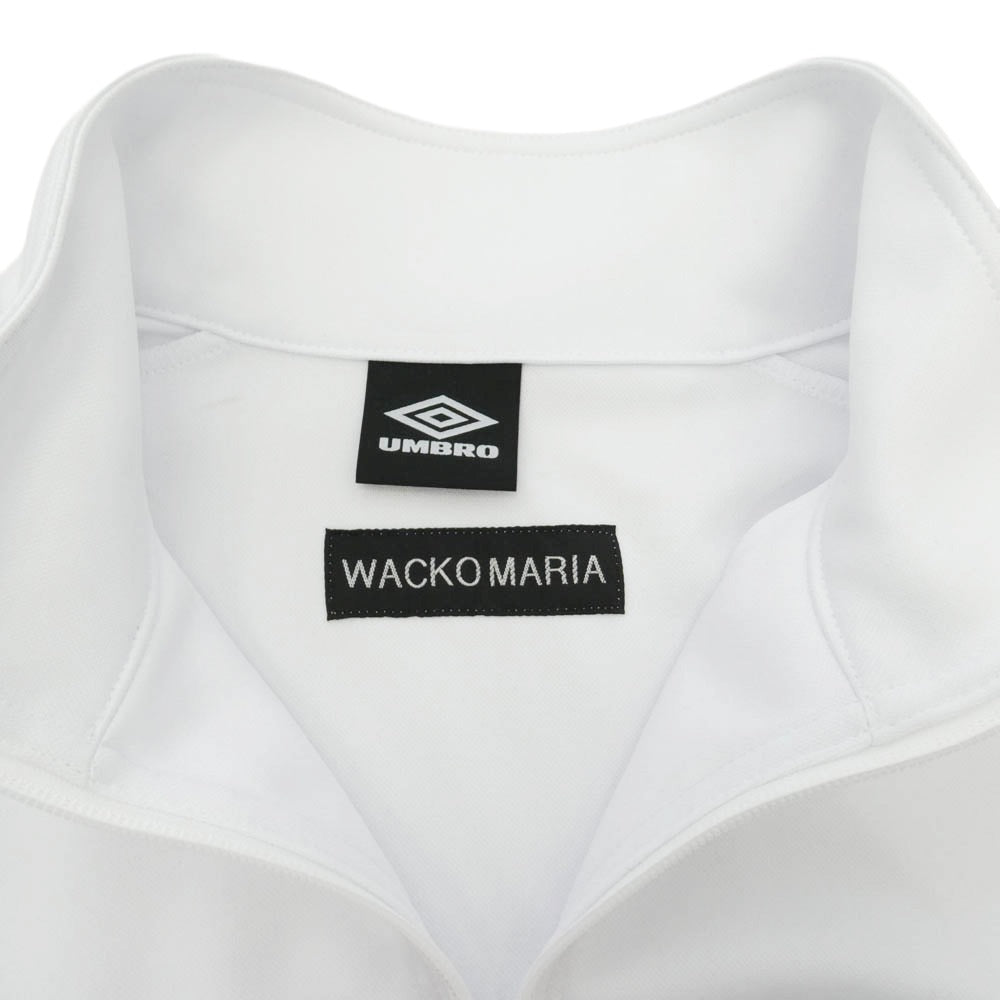 WACKO MARIA ワコマリア 26SS 26SS-WMO-UB03 UMBRO TRACK JACKET アンブロ トラック ジャケット ホワイト系 L【美品】【中古】