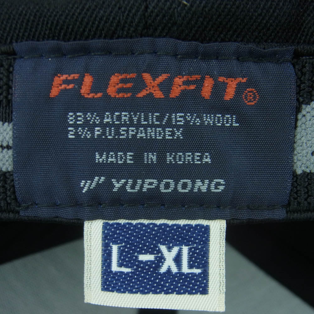 ミリタリー U.S. AIR FORCE アメリカ空軍 刺繍 キャップ ブラック系 L - XL【美品】【中古】