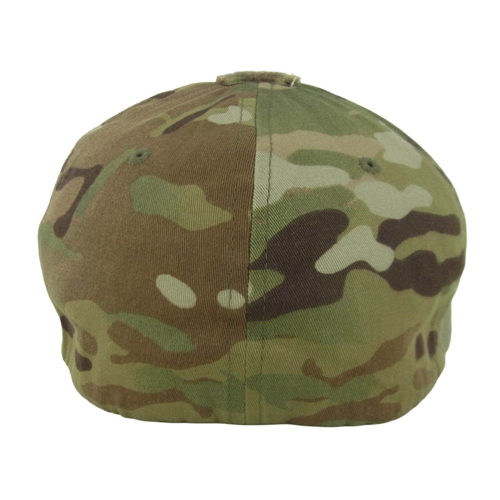 ミリタリー カモ タクティカル 6パネル キャップ 帽子 グリーン系 カーキ系 L - XL【美品】【中古】