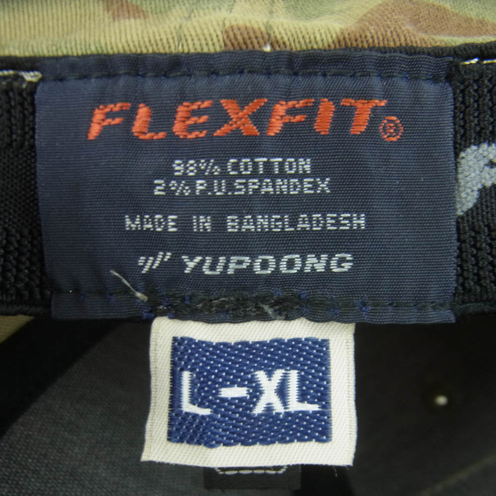 ミリタリー カモ タクティカル 6パネル キャップ 帽子 グリーン系 カーキ系 L - XL【美品】【中古】