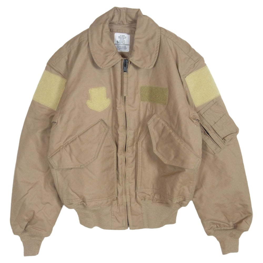 米軍実物 VAL256-14-C-6248 CWU45/P NOVOLOID VALLEY APPAREL ノボロイド ミリタリー ジャケット バレイアパレル ベージュ系 M【中古】
