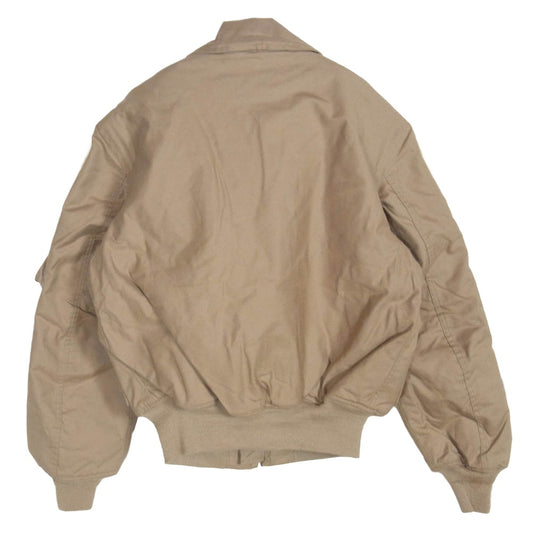 米軍実物 VAL256-14-C-6248 CWU45/P NOVOLOID VALLEY APPAREL ノボロイド ミリタリー ジャケット バレイアパレル ベージュ系 M【中古】