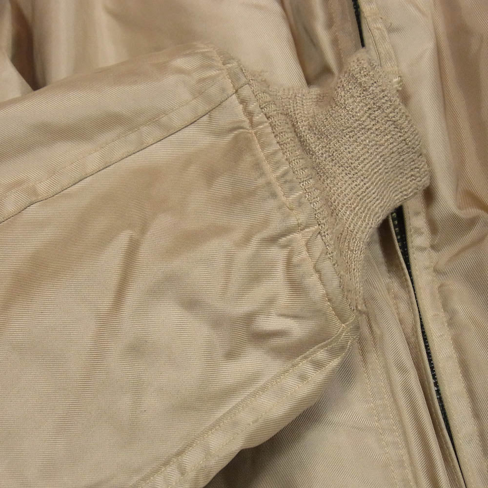 米軍実物 SPM1C1-10-D-1012 CWU45/P NOMEX VALLEY APPAREL 2010年製 ノーメックス ミリタリー ジャケット バレイアパレル ベージュ系 L【中古】