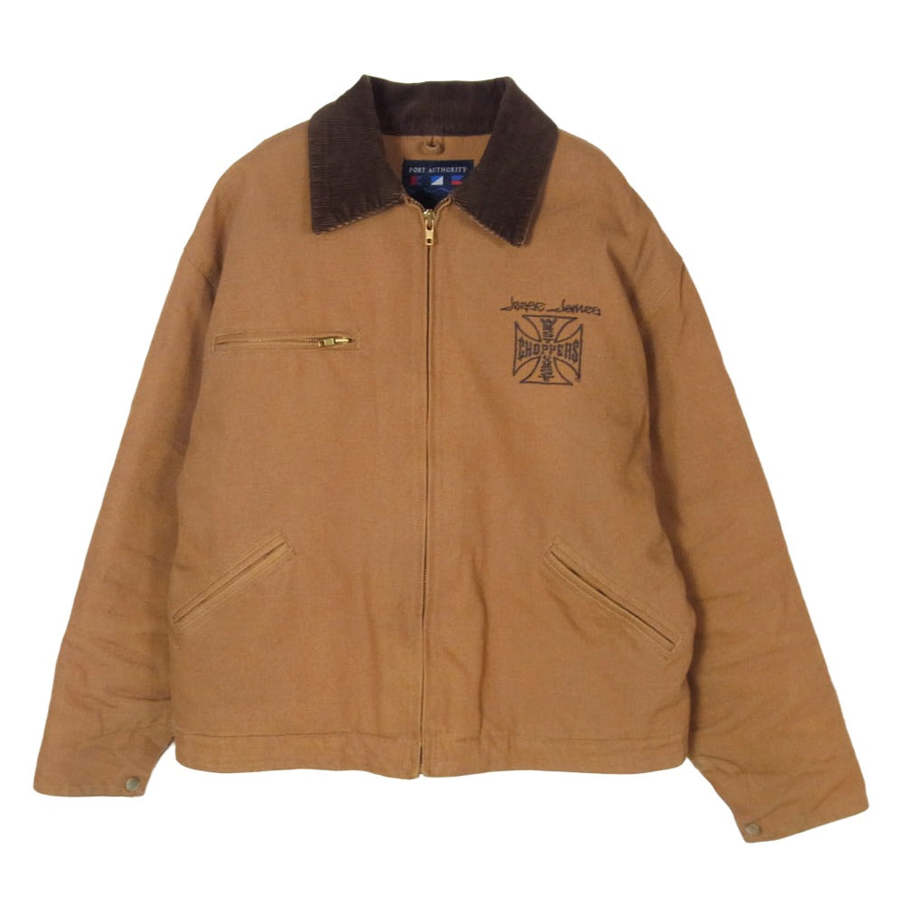 ウエストコースト PORT AUTHORITY choppers チョッパーズ ダック ジャケット ライトブラウン系 M【中古】