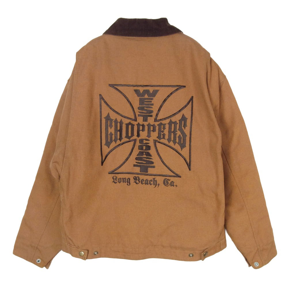 ウエストコースト PORT AUTHORITY choppers チョッパーズ ダック ジャケット ライトブラウン系 M【中古】