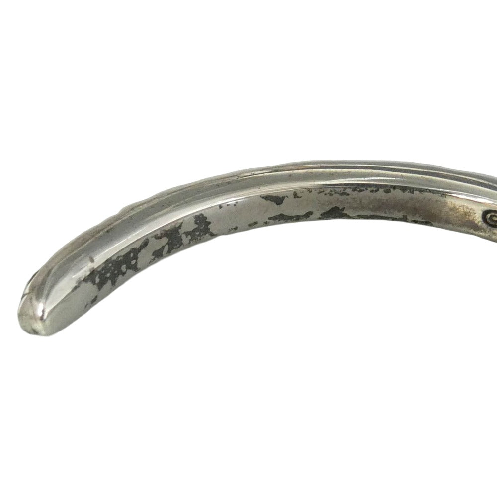 CHROME HEARTS クロムハーツ（原本無） BANGLE SCROLL スクロールバンド バングル ブレスレット Sサイズ シルバー系【中古】