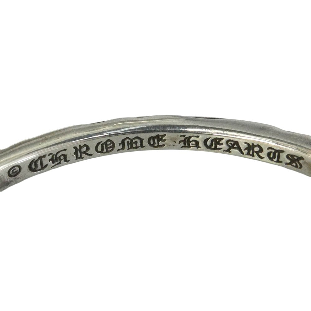 CHROME HEARTS クロムハーツ（原本無） BANGLE SCROLL スクロールバンド バングル ブレスレット Sサイズ シルバー系【中古】