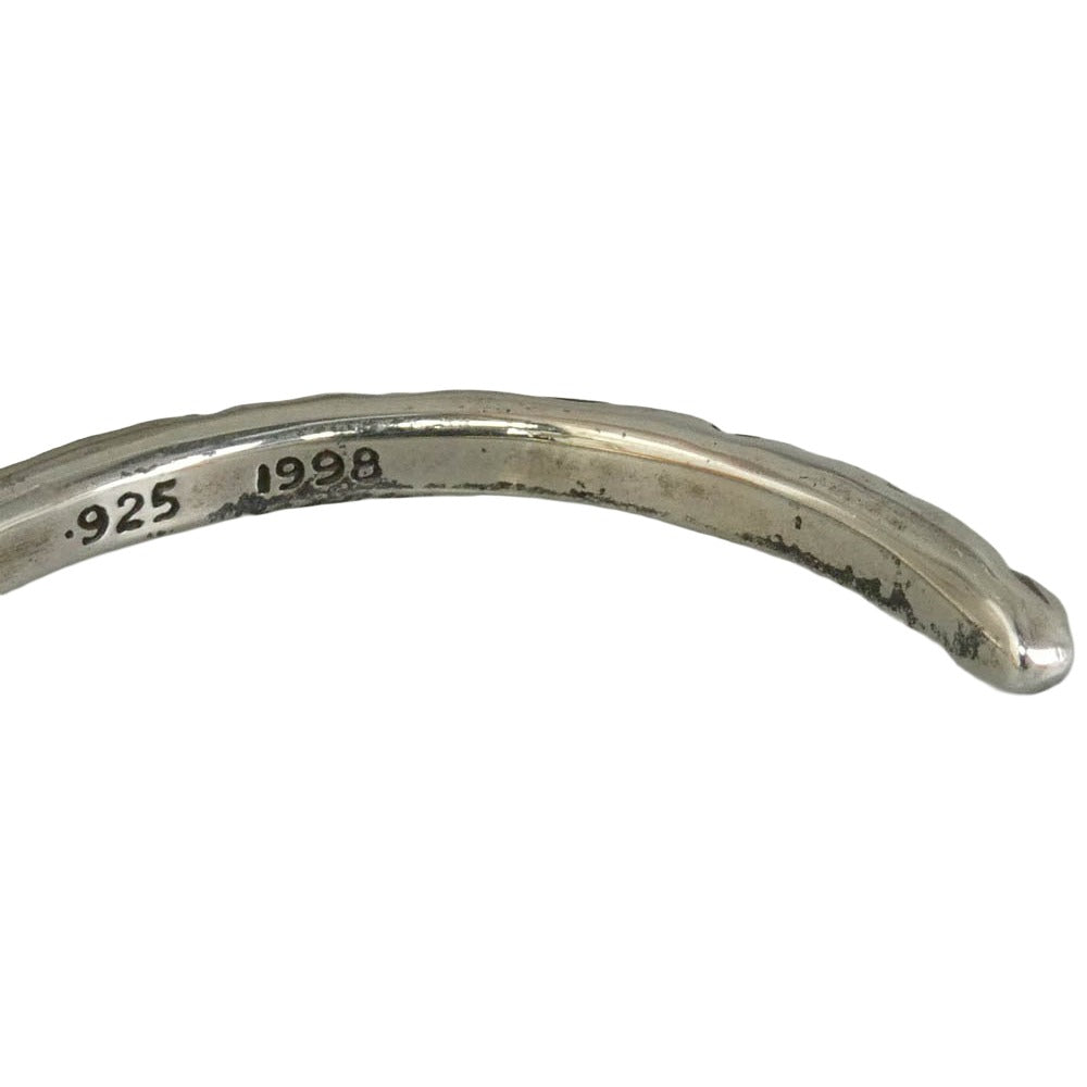 CHROME HEARTS クロムハーツ（原本無） BANGLE SCROLL スクロールバンド バングル ブレスレット Sサイズ シルバー系【中古】