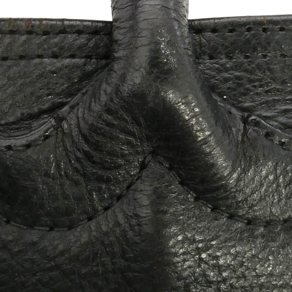 CHROME HEARTS クロムハーツ（原本無） OLD FS TOTE FSトート オールド クロスパッチ レザー トートバッグ ブラック系【中古】