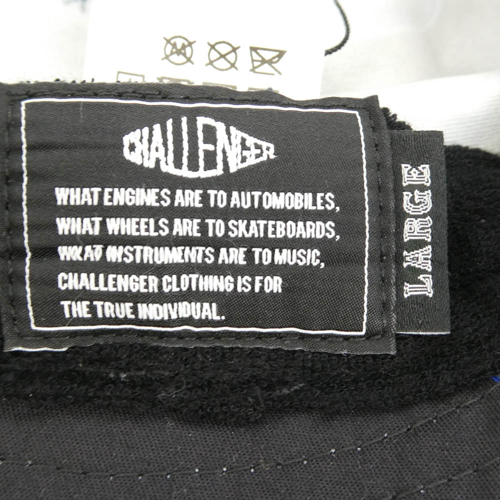 CHALLENGER チャレンジャー x DicE Magazine ダイスマガジン DICE HAT ダイス バケットハット 帽子 ブラック系 L【美品】【中古】