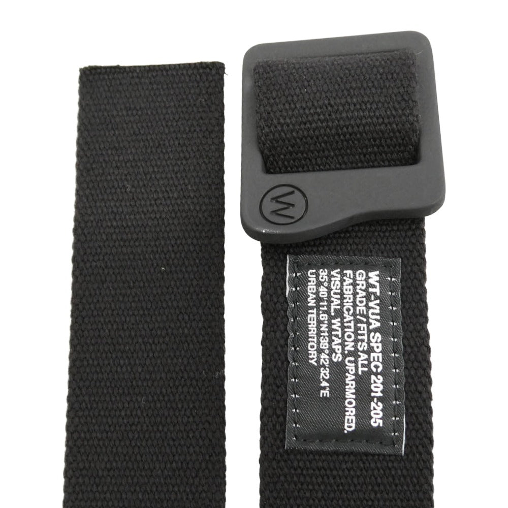 WTAPS ダブルタップス 25SS 251MYDT-AC03 WEBBING BELT POLY ウェビング ベルト ポリ ブラック系【新古品】【未使用】【中古】