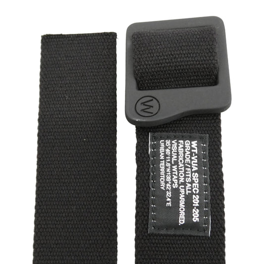 WTAPS ダブルタップス 25SS 251MYDT-AC03 WEBBING BELT POLY ウェビング ベルト ポリ ブラック系【新古品】【未使用】【中古】