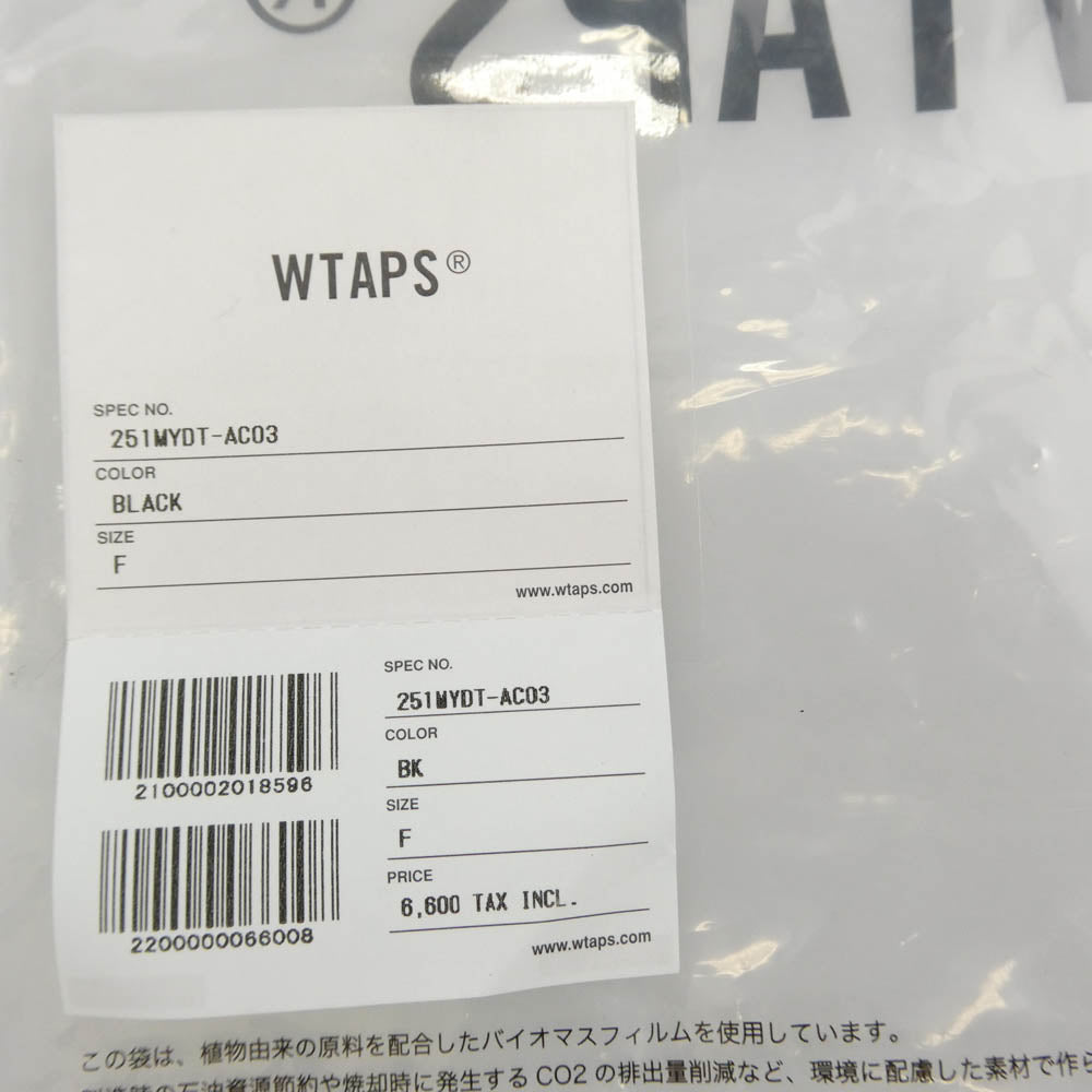 WTAPS ダブルタップス 25SS 251MYDT-AC03 WEBBING BELT POLY ウェビング ベルト ポリ ブラック系【新古品】【未使用】【中古】