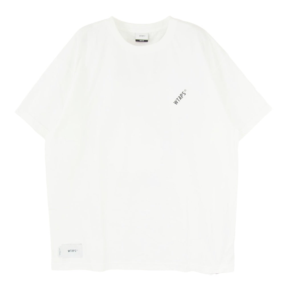 WTAPS ダブルタップス 24SS 241ATDT-STM02S CACTO SS COTTON カクト ショートスリーブ コットン サボテン バックプリント Tシャツ 半袖カットソー ホワイト系 X02【新古品】【未使用】【中古】