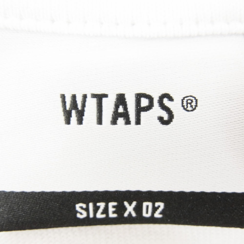 WTAPS ダブルタップス 24SS 241ATDT-STM02S CACTO SS COTTON カクト ショートスリーブ コットン サボテン バックプリント Tシャツ 半袖カットソー ホワイト系 X02【新古品】【未使用】【中古】