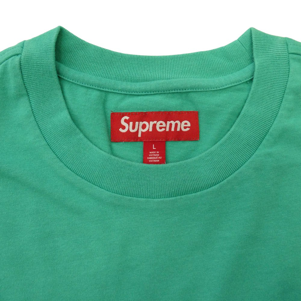 Supreme シュプリーム 26SS Greek S/S Top Heather Grey グリーク 半袖Tシャツ カットソー グリーン系 L【新古品】【未使用】【中古】
