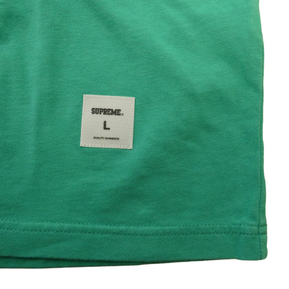 Supreme シュプリーム 26SS Greek S/S Top Heather Grey グリーク 半袖Tシャツ カットソー グリーン系 L【新古品】【未使用】【中古】