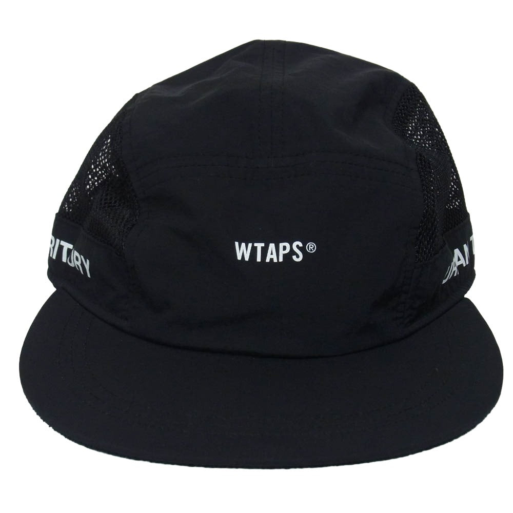 WTAPS ダブルタップス 25SS 251HCDT-HT10 T-7 CAP NYLON TUSSAH PERTEX キャップ ナイロン タッサー パーテックス メッシュ 帽子 ブラック系 00【美品】【中古】