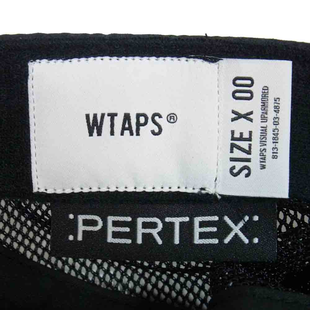 WTAPS ダブルタップス 25SS 251HCDT-HT10 T-7 CAP NYLON TUSSAH PERTEX キャップ ナイロン タッサー パーテックス メッシュ 帽子 ブラック系 00【美品】【中古】