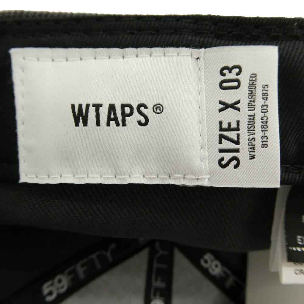 WTAPS ダブルタップス NEW ERA ニューエラ 26SS 261NENED-HT02 × NEWERA 59FIFTY LOW PROFILE CAP POLY TWILL ニューエラ ロープロファイル キャップ ポリエステルツイル 帽子 グレー系 59.6cm【新古品】【未使用】【中古】
