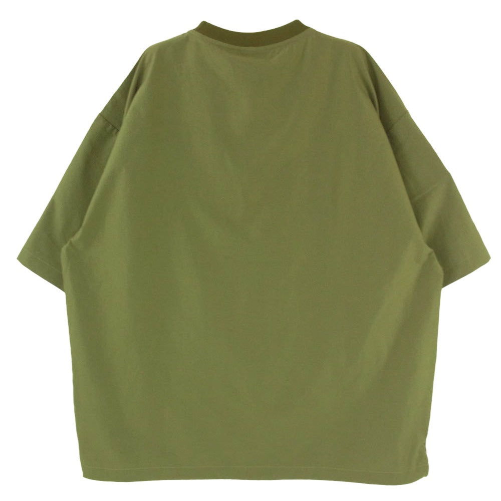 F.C.R.B. エフシーアールビー 24AW FCRB-242009 x PlayStation プレイステーション Dot Air Short Sleeve Piste ドットエア ショートスリーブ ピステ 半袖 Tシャツ カーキ系 L【極上美品】【中古】