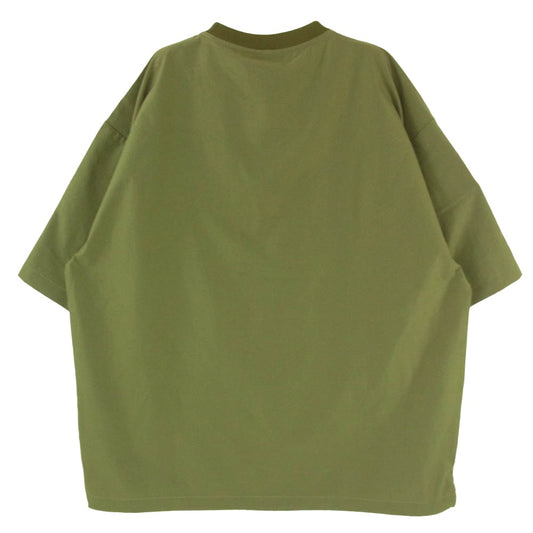 F.C.R.B. エフシーアールビー 24AW FCRB-242009 x PlayStation プレイステーション Dot Air Short Sleeve Piste ドットエア ショートスリーブ ピステ 半袖 Tシャツ カーキ系 L【極上美品】【中古】