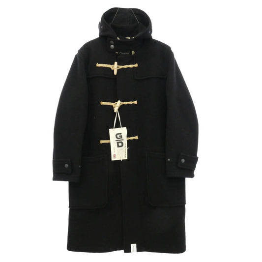 DESCENDANT ディセンダント Gloverall グローバーオール 23AW 232GLDS-JKM01S x Gloverall グローバーオール 英国製 MONTY WOOL COAT モンティ ウール ダッフルコート ブラック系 M【中古】