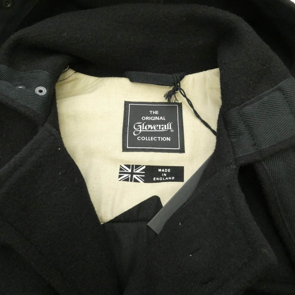 DESCENDANT ディセンダント Gloverall グローバーオール 23AW 232GLDS-JKM01S x Gloverall グローバーオール 英国製 MONTY WOOL COAT モンティ ウール ダッフルコート ブラック系 M【中古】