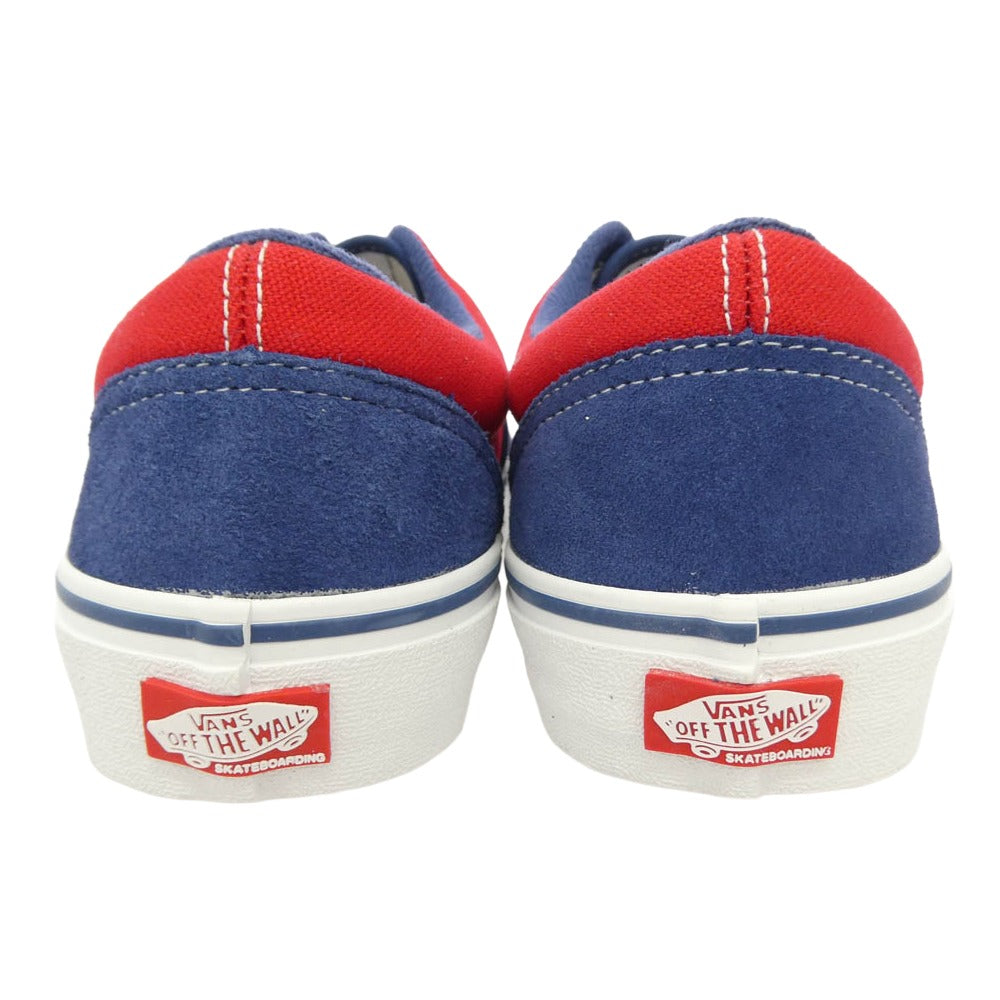 VANS バンズ VN000ECR3QG SKATE ERA スケート エラ ローカット スニーカー ネイビー系 レッド系 27.5cm【美品】【中古】