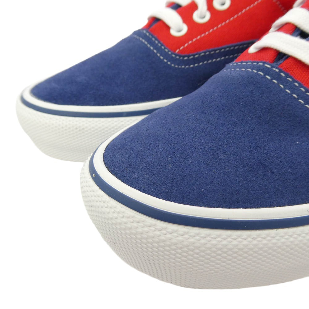 VANS バンズ VN000ECR3QG SKATE ERA スケート エラ ローカット スニーカー ネイビー系 レッド系 27.5cm【美品】【中古】