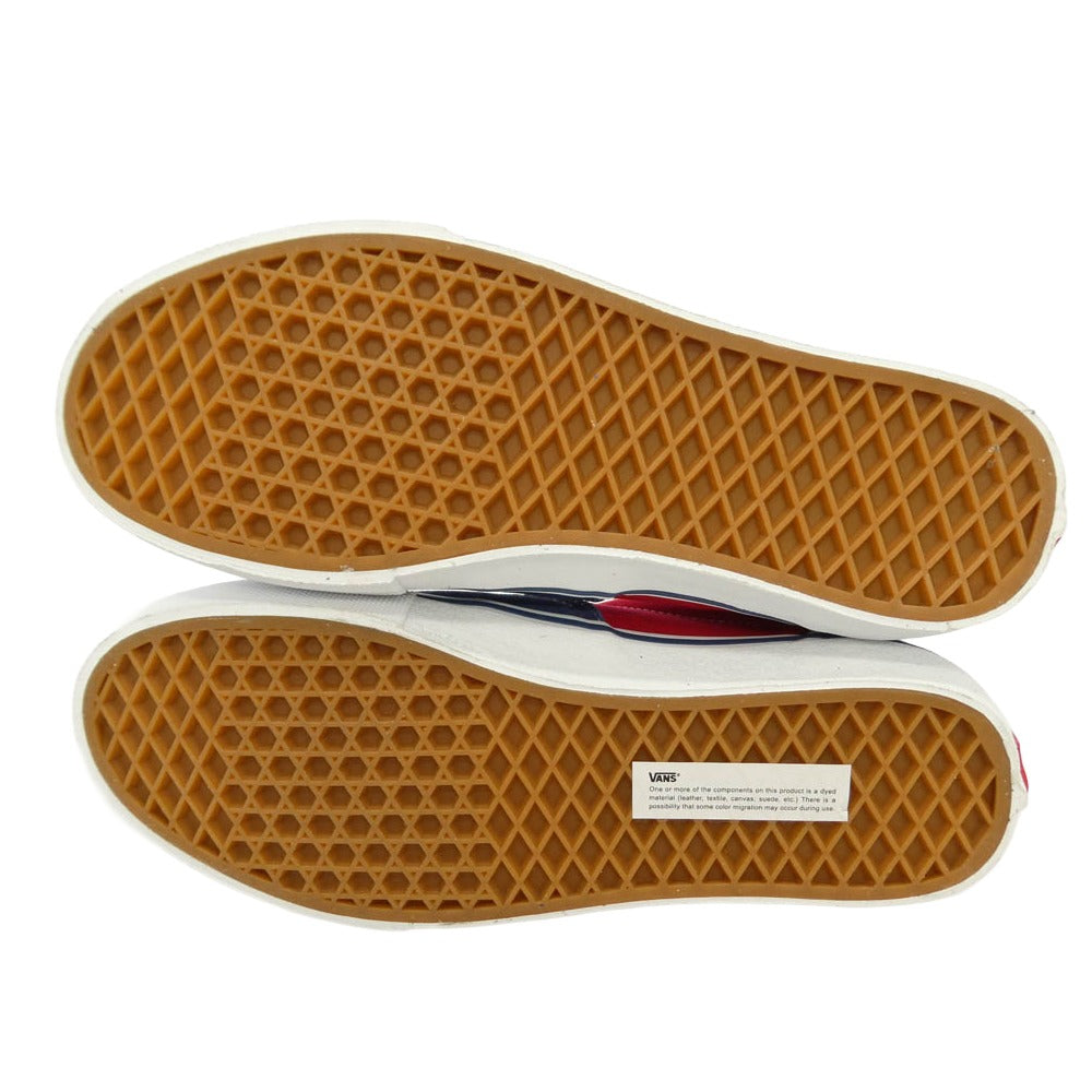 VANS バンズ VN000ECR3QG SKATE ERA スケート エラ ローカット スニーカー ネイビー系 レッド系 27.5cm【美品】【中古】