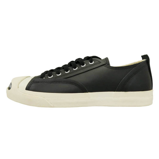 UNDERCOVER アンダーカバー UC2D9F02 TOE LOGO LEATHER SNEAKER トゥーロゴ レザー ローカット スニーカー シューズ ブラック系 オフホワイト系 L【中古】