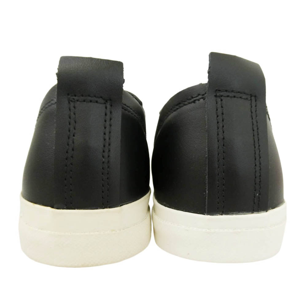 UNDERCOVER アンダーカバー UC2D9F02 TOE LOGO LEATHER SNEAKER トゥーロゴ レザー ローカット スニーカー シューズ ブラック系 オフホワイト系 L【中古】