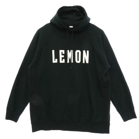 SEQUEL シークエル 22AW SQ-22AW-HD-02 LEMONプリント プルオーバー パーカー フーディー ブラック系【中古】