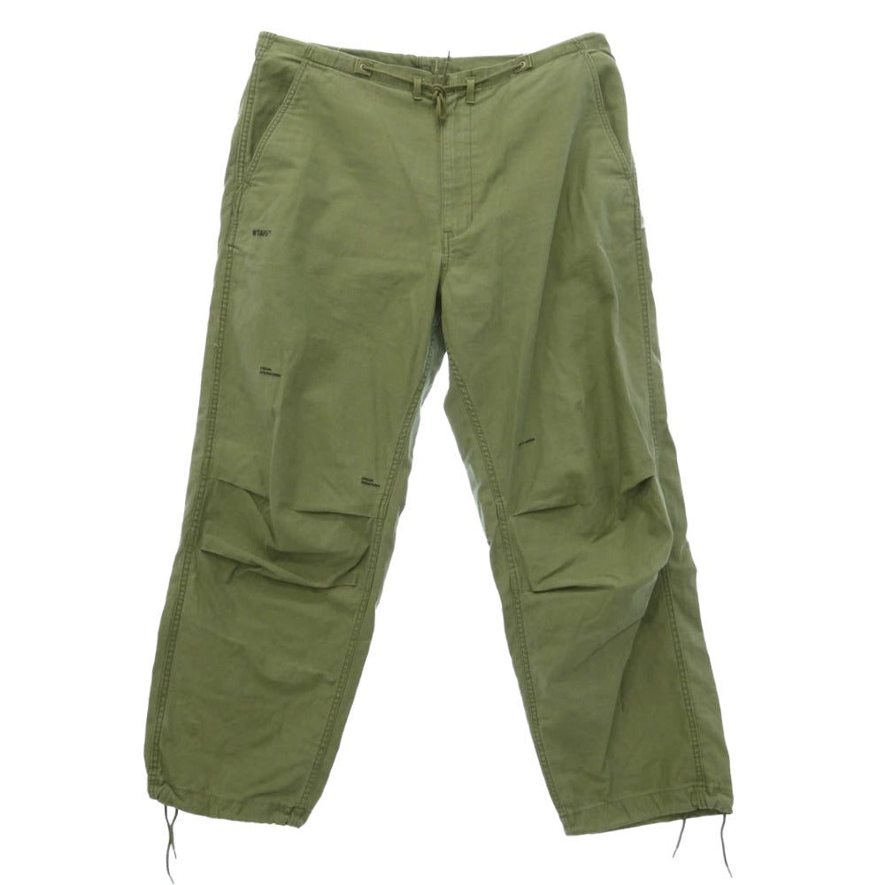 WTAPS ダブルタップス 18AW 182WVDT-PTM02 CAPE TROUSERS カーゴパンツ ミリタリー トラウザーズ モスグリーン系 4【中古】