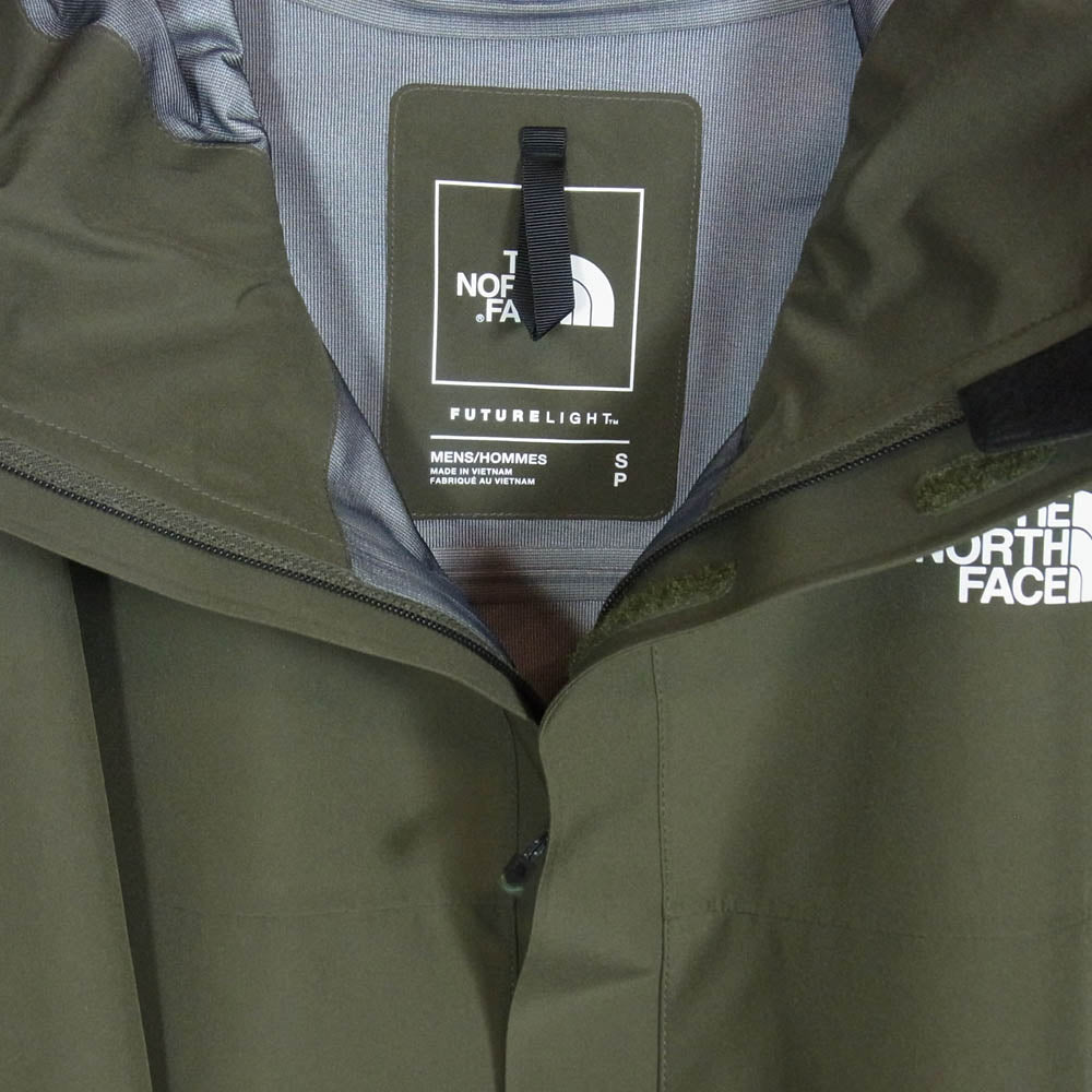 THE NORTH FACE ノースフェイス NP12114 FL DRIZZLE JACKET フューチャーライト ジャケット マウンテンパーカー カーキ系 S【中古】
