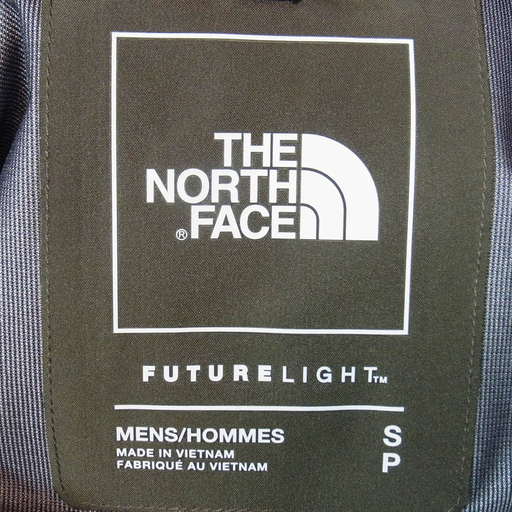 THE NORTH FACE ノースフェイス NP12114 FL DRIZZLE JACKET フューチャーライト ジャケット マウンテンパーカー カーキ系 S【中古】