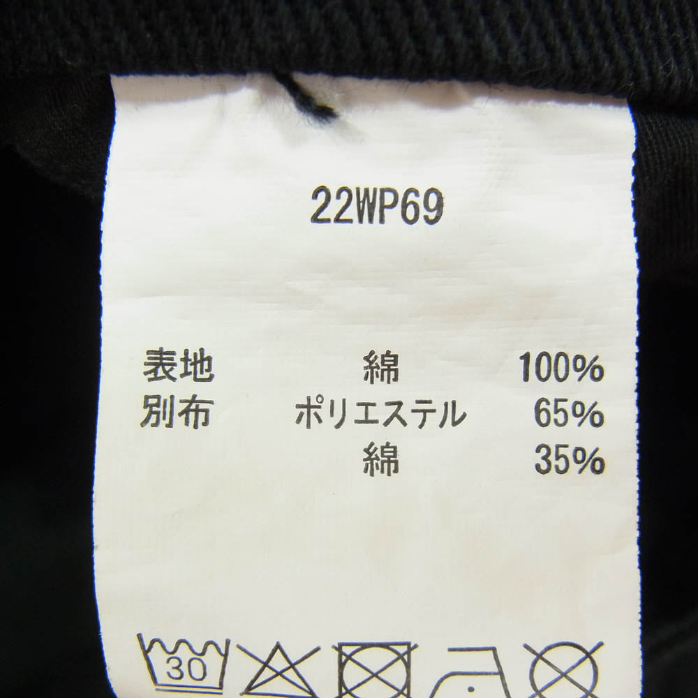 WAIPER ワイパー 22WP69 M-52 タイプ 2タック チノ トラウザーズ パンツ ブラック系 36【中古】