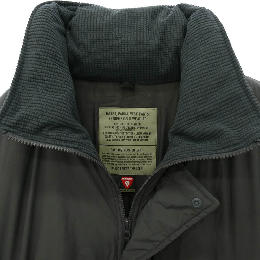 FREAK'S STORE フリークスストア 1056248900410 HIGH LOFT JACKET PRIMALOFT MONSTER COAT プリマロフト 中綿 モンスター コート グレー系 L【中古】