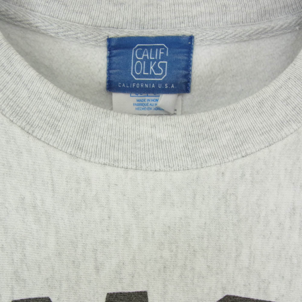 カリフォークス Champion チャンピオン × CHAMPION チャンピオン REVERSEWEAVE BODY リバースウィーブ ボディ U.S.NAVY PRINT SWEAT プリント スウェット グレー系 ASIA 2XL【中古】