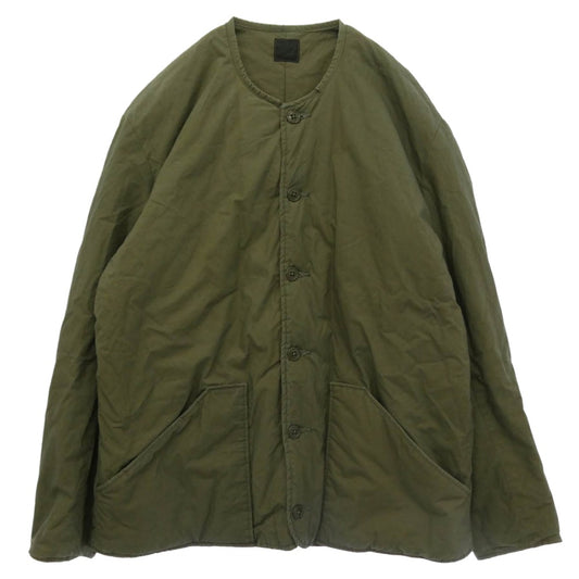 orSlow オアスロウ COTTON SHELL JACKET コットン シェル 中綿 ジャケット チャコール系 L【中古】