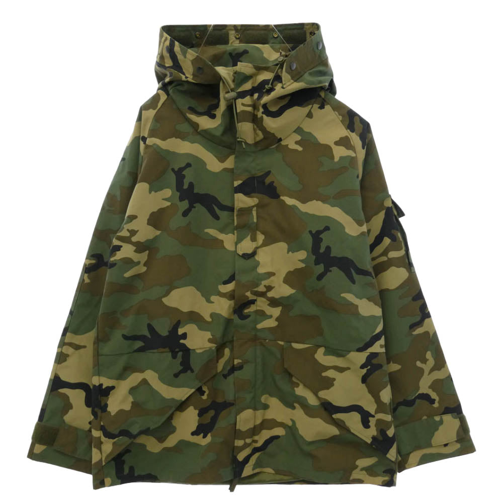 HOUSTON ヒューストン ECWCS GEN1 PARKA EXTREAM COLD WEATHER CAMOUFLAGE ゴアテックス マウンテン パーカー ジャケット カーキ系 XL【中古】