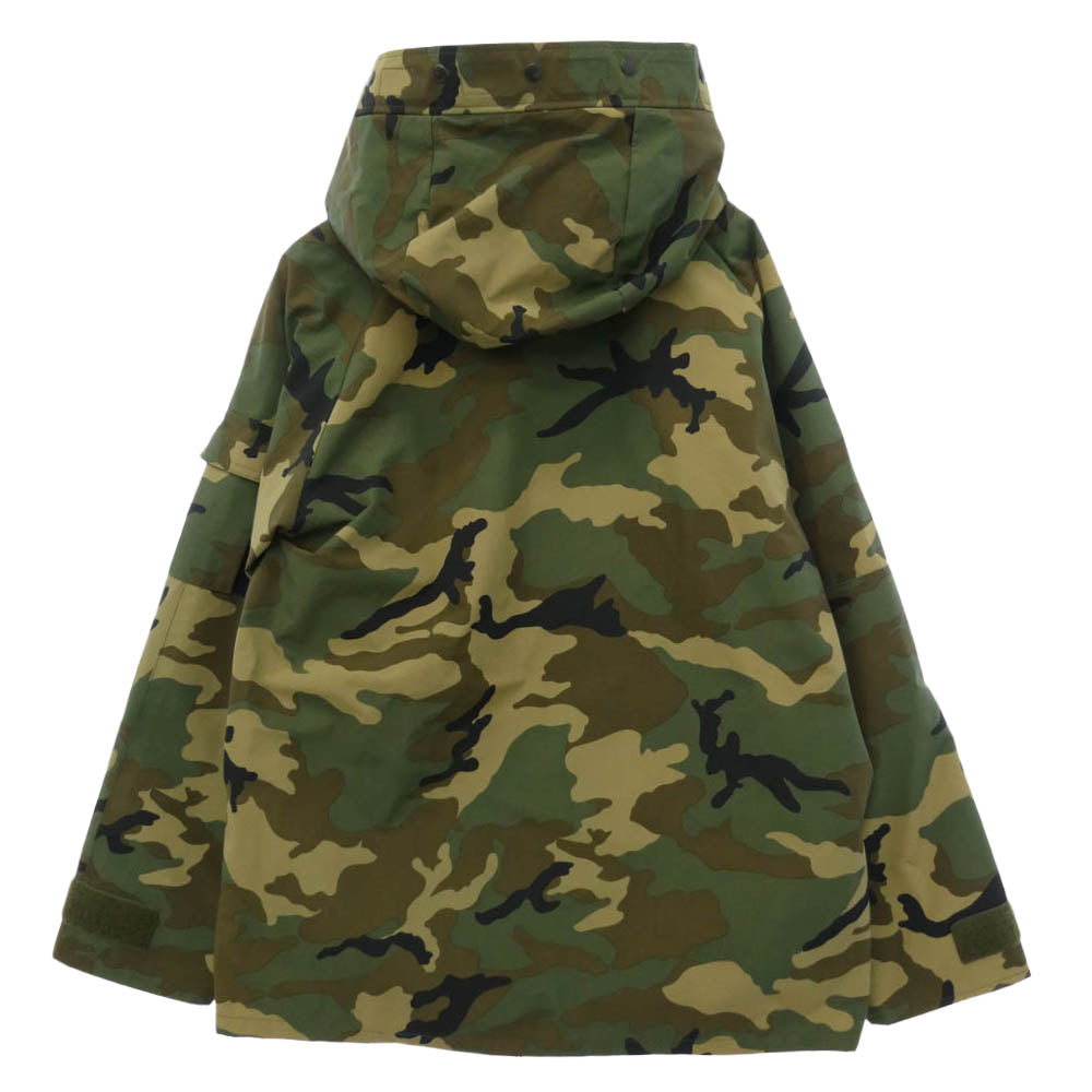 HOUSTON ヒューストン ECWCS GEN1 PARKA EXTREAM COLD WEATHER CAMOUFLAGE ゴアテックス マウンテン パーカー ジャケット カーキ系 XL【中古】