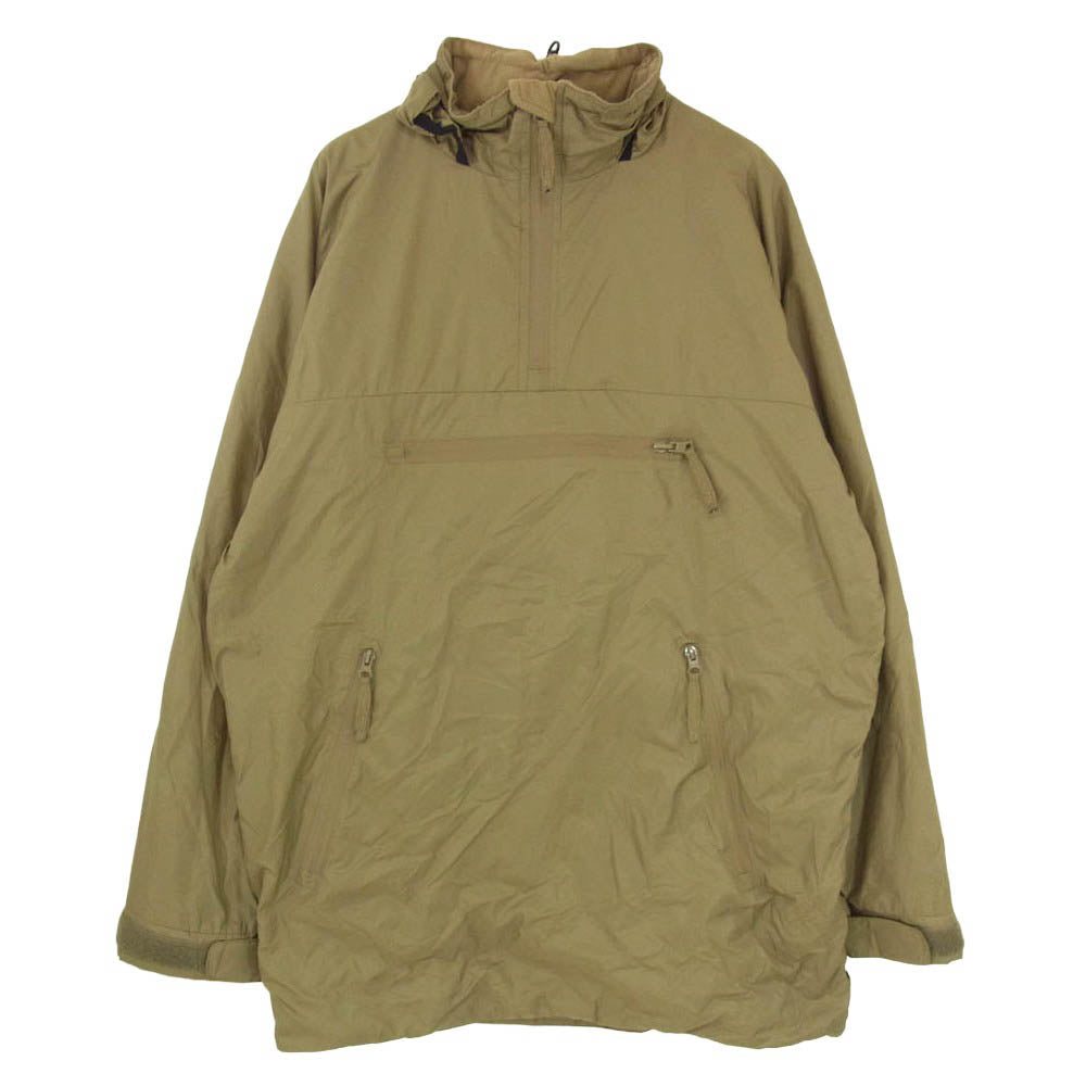 イギリス軍 8415-99-813-3292 LIGHT WEIGHT THERMAL SMOCK サーマル スモック ナイロン ジャケット カーキ系 L【中古】