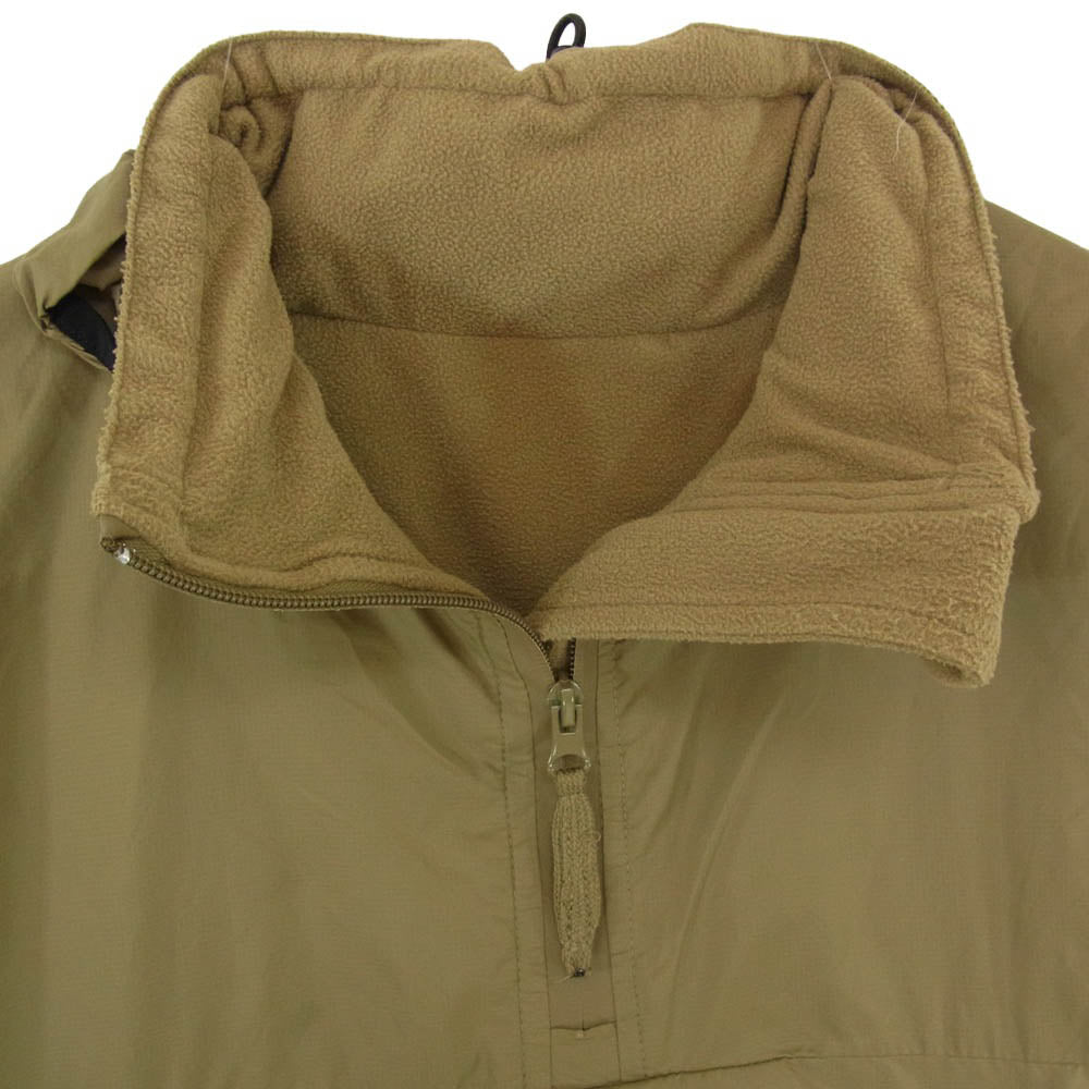 イギリス軍 8415-99-813-3292 LIGHT WEIGHT THERMAL SMOCK サーマル スモック ナイロン ジャケット カーキ系 L【中古】
