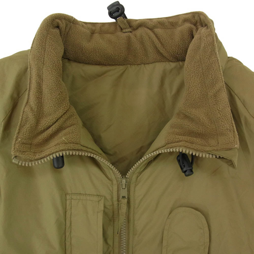 イギリス軍 8415-99-837-6200 PCS THERMAL JACKET レプリカ サーマル ジャケット ブルゾン カーキ系 L【中古】