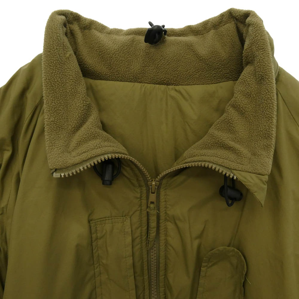 イギリス軍 8415-99-837-6201 PCS THERMAL JACKET サーマル ジャケット ブルゾン カーキ系 XL【中古】