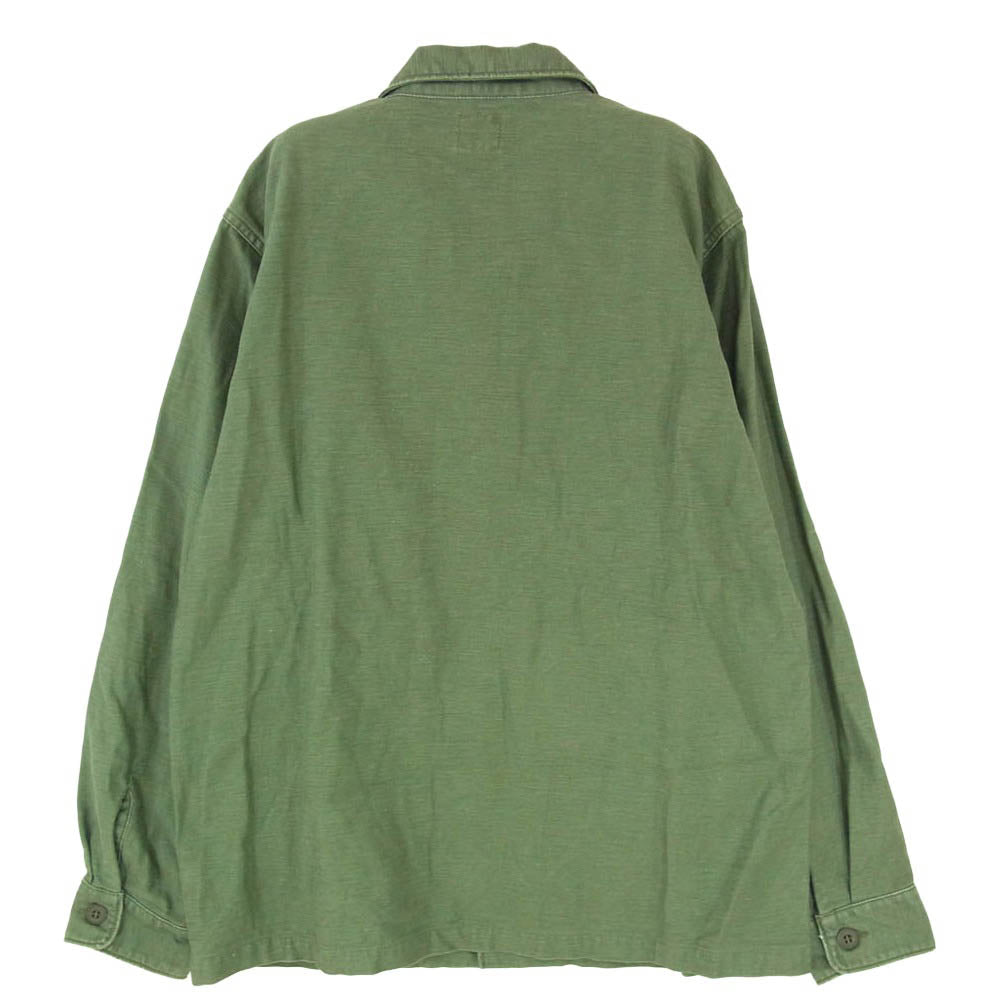 orSlow オアスロウ U.S.ARMY ファティーグ シャツ ミリタリー シャツ ジャケット カーキ系 3【中古】