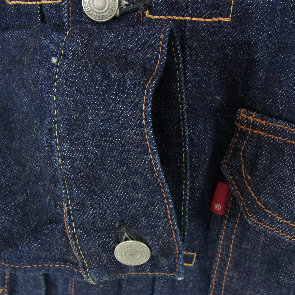 FULLCOUNT フルカウント 2870 2nd TIGHT FIT 2nd セカンド タイプ デニム ジャケット インディゴブルー系 42【中古】