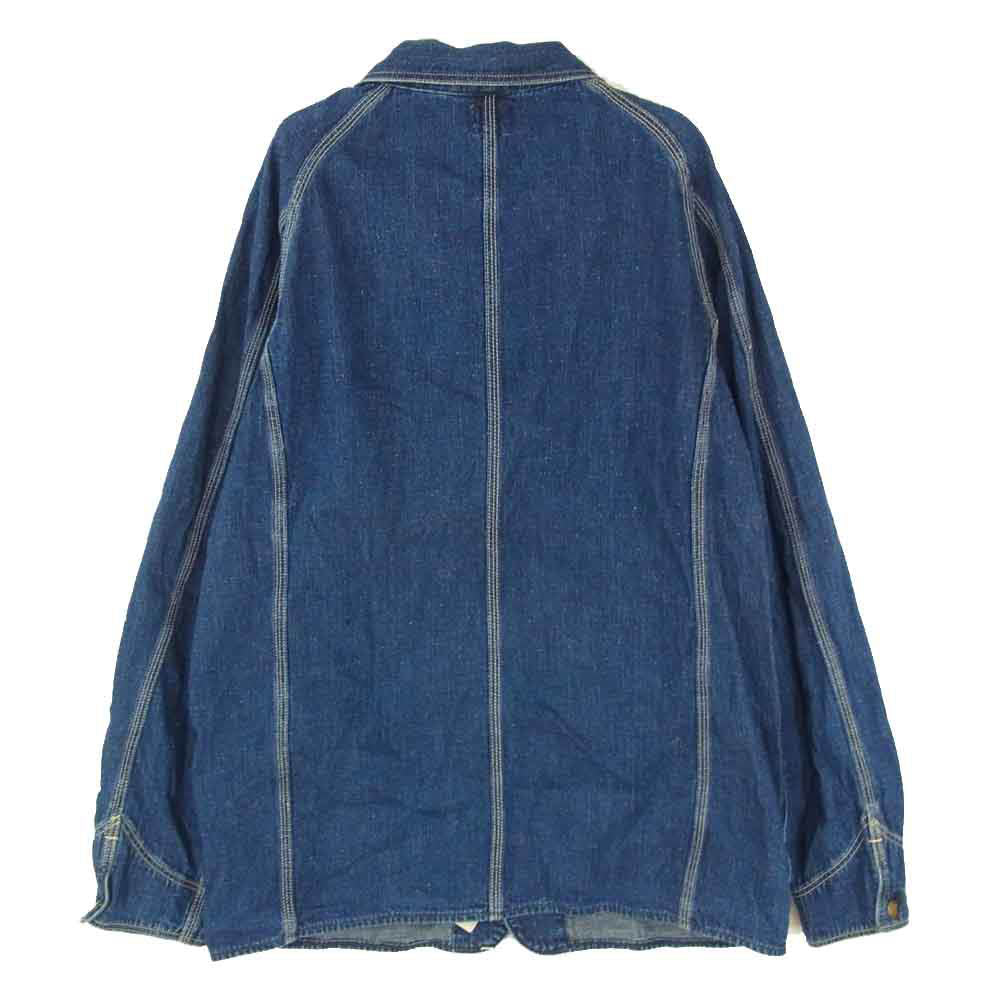 orSlow オアスロウ 50's DENIM COVERALL 1950年 モデル デニム カバーオール ジャケット インディゴブルー系 4【中古】